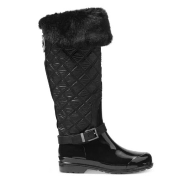 MICHAEL KORS women's size 7 black boots - Picture 1 of 6